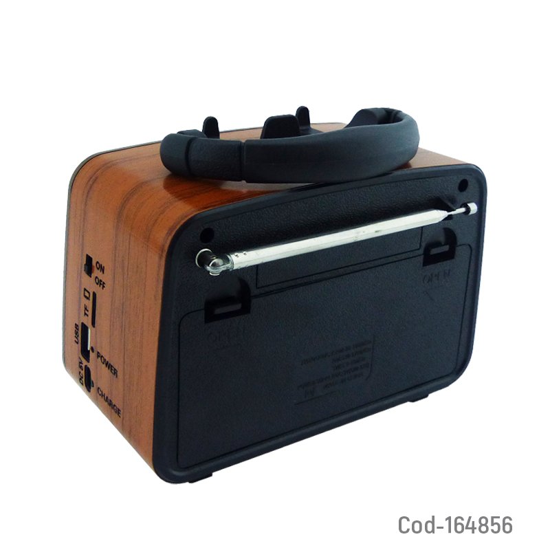 Radio multibanda mini marca yuegan modelo yg-1086 recargable. con luz rgb, linterna conexiones bluetooth, fm, usb y tf. mayorista — imagen 2