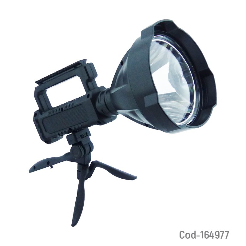 Foco Busca Camino LED Modelo W5120 Con Tripode Y Recargable Por USB 30.3 cm x 16.8 cm x 16 cm por mayor en Chile