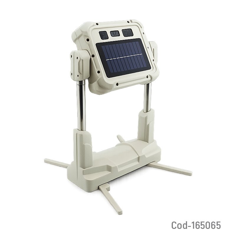 Proyector solar led portatil modelo hx-018c extensible hasta 1.70 m varios tonos de luz, recargable mayorista — imagen 2