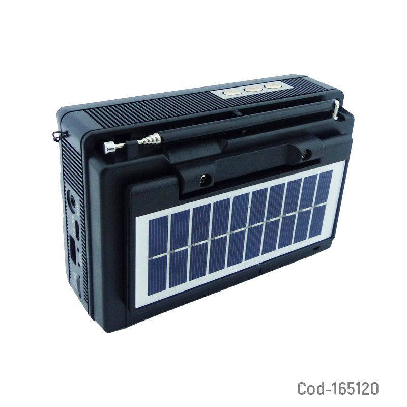 Radio multibanda solar meier modelo md-979s recargable con conexion bluetooth, fm, aux, usb y tf mayorista — imagen 2