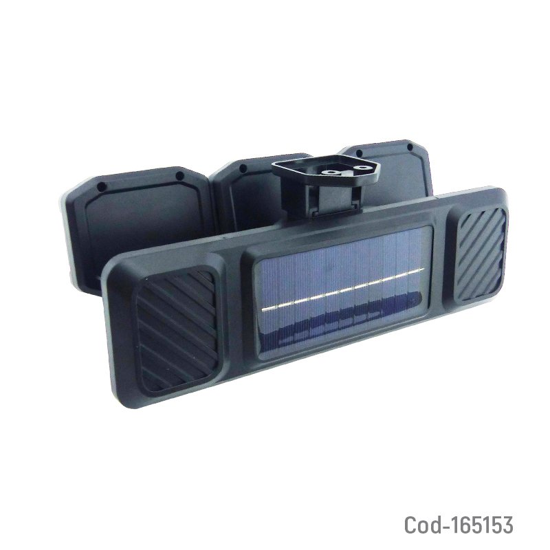 Aplique solar led triple foco cob modelo yx670c de 38 watt recargable mayorista — imagen 2
