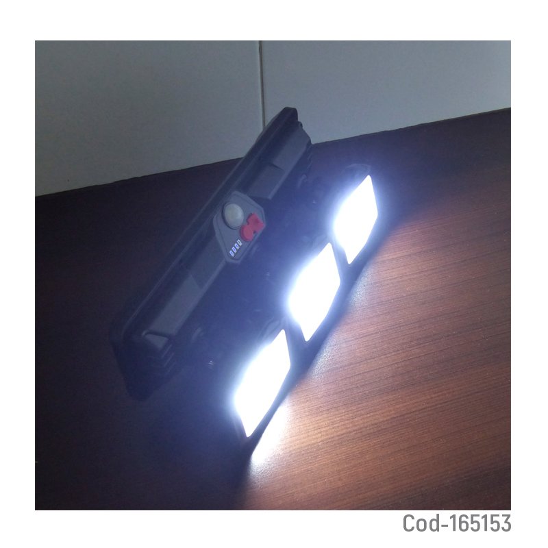 Aplique solar led triple foco cob modelo yx670c de 38 watt recargable mayorista — imagen 3