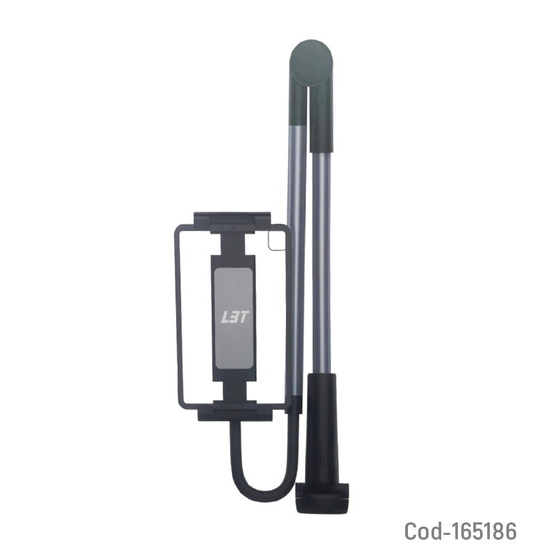 Soporte Para Tablet De 1 Mts En Aluminio Con Brazo Flexible, Ajustable Y Gancho por mayor en Chile