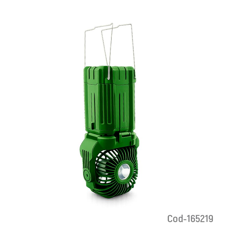 Farol plegable solar led con ventilador modelo hb1979 recargable. mayorista — imagen 2