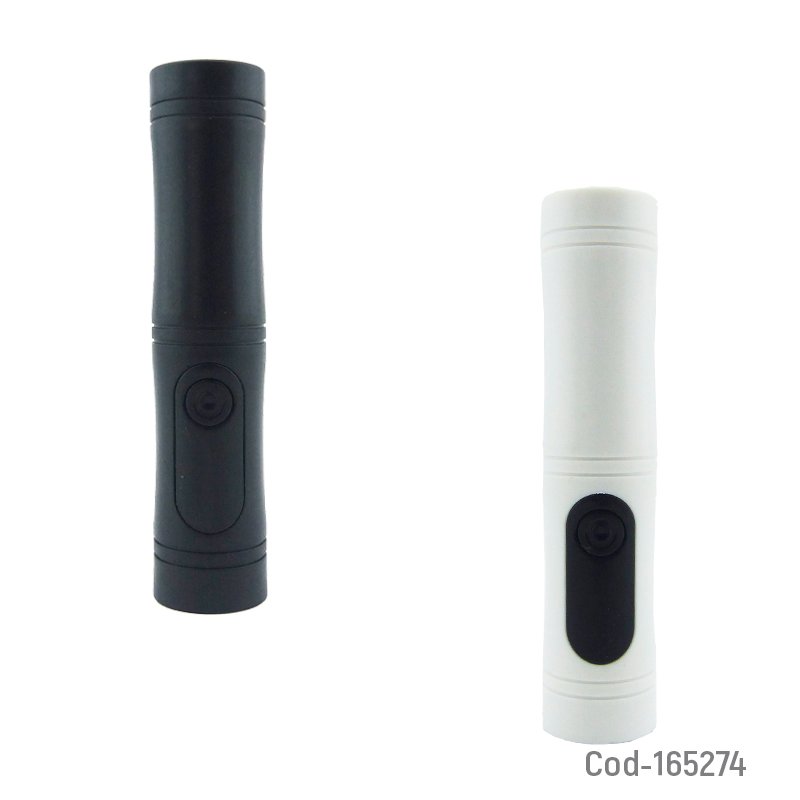 Linterna de 1 led mini modelo as616 de luz blanca, con indicador de carga en 2 colores. mayorista — imagen 4