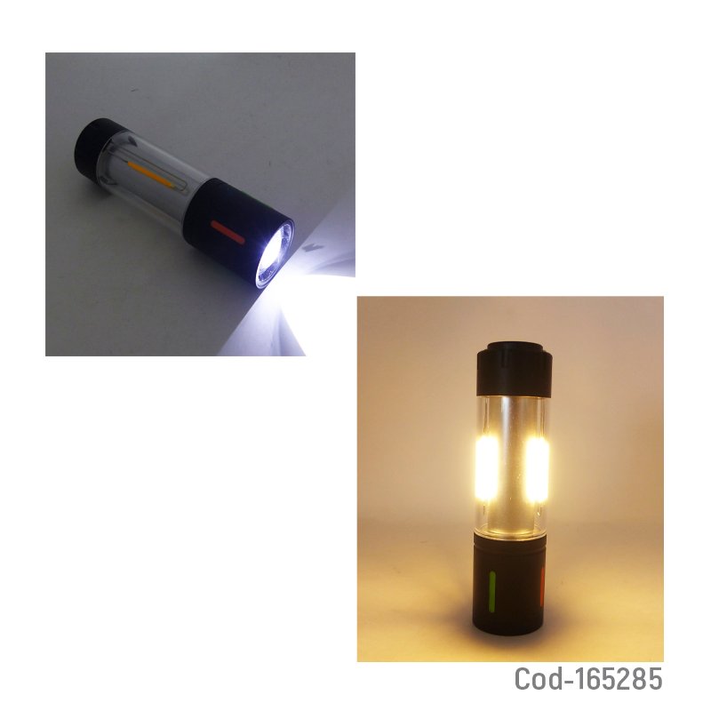 Linterna de 1 led mas un led lateral modelo t-6 en aluminio recargable mayorista — imagen 3