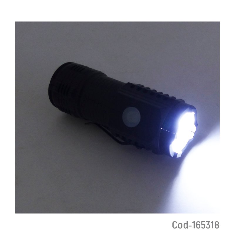 Linterna de 3 led mini con agarre a cinturon, iman y recargable - pack de 10 unidades mayorista — imagen 3