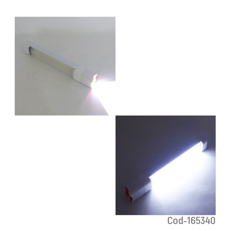 Lampara linterna con zoom de 1 mas 38 led de 25 cm recargable con iman. mayorista — imagen 3
