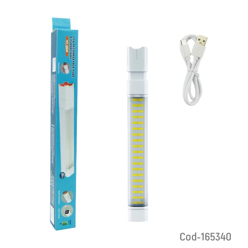 Lampara linterna con zoom de 1 mas 38 led de 25 cm recargable con iman. mayorista — imagen 4