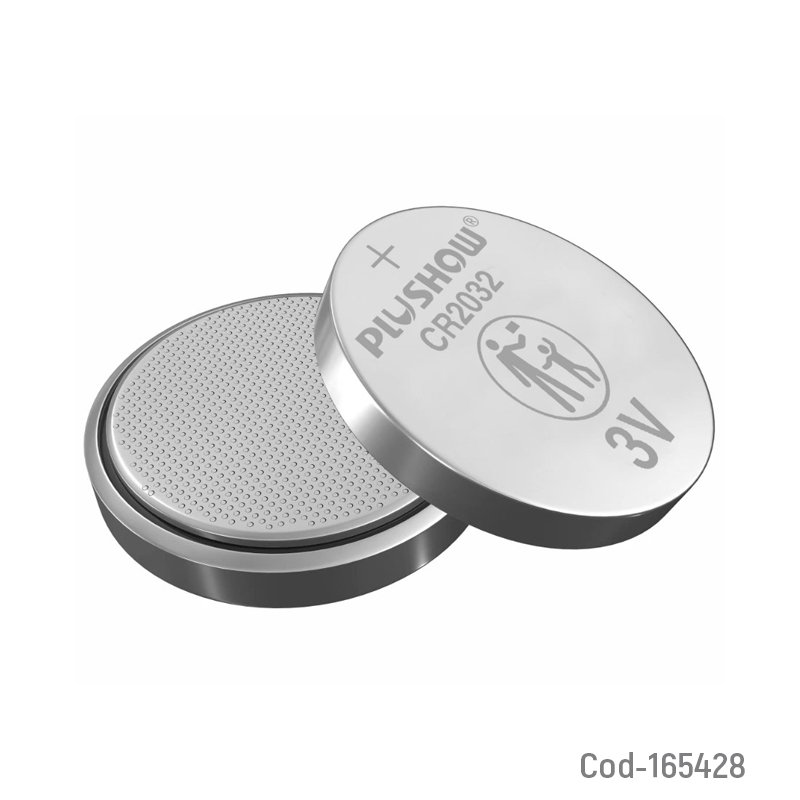 Pila plushow modelo cr2032 set x 2 de 3 volt lithium mayorista — imagen 2