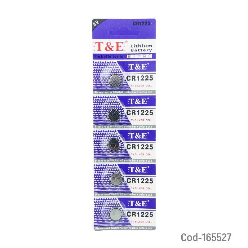 Pila marca tye modelo cr1225 set x 5 a 3 volt lithium mayorista — imagen 2