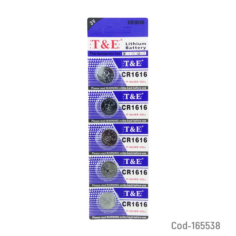 Pila marca tye modelo cr1616 set x 5 a 3 volt lithium mayorista — imagen 2