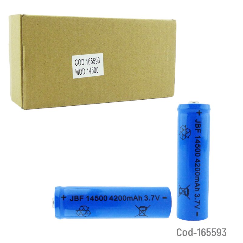 Pila con punta 14500 de 3.7 volt a 4200 mah mayorista — imagen 2