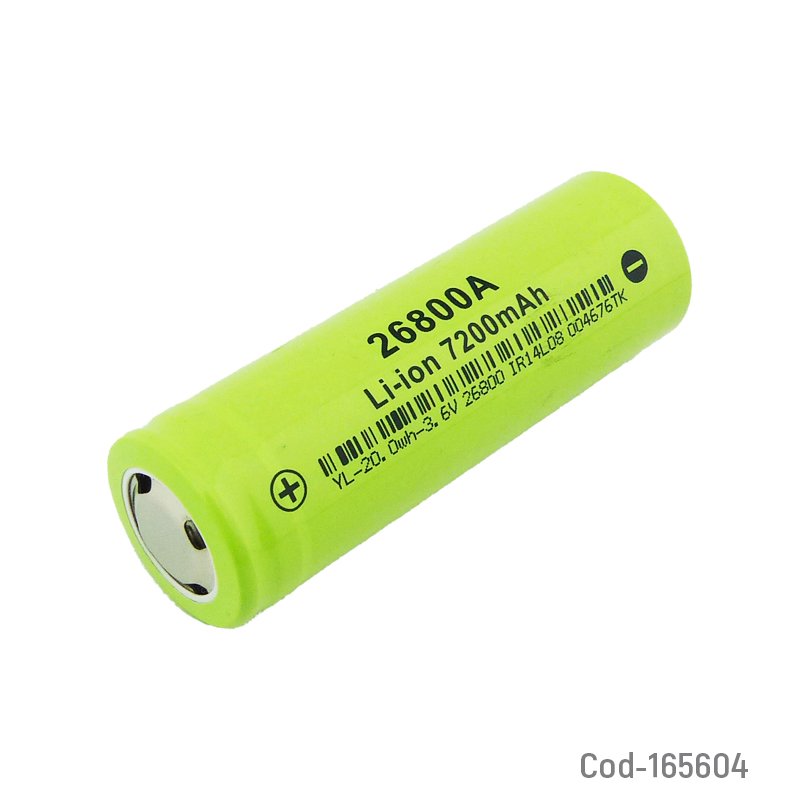 Pila Plana Modelo 26800 De 3.6 Volt Recargable A 7200 Mah por mayor en Chile