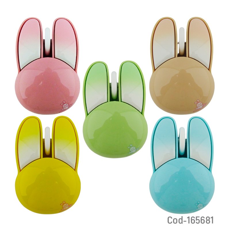Mouse inalambrico de diseño conejo modelo m6 en variedad de colores mayorista — imagen 3