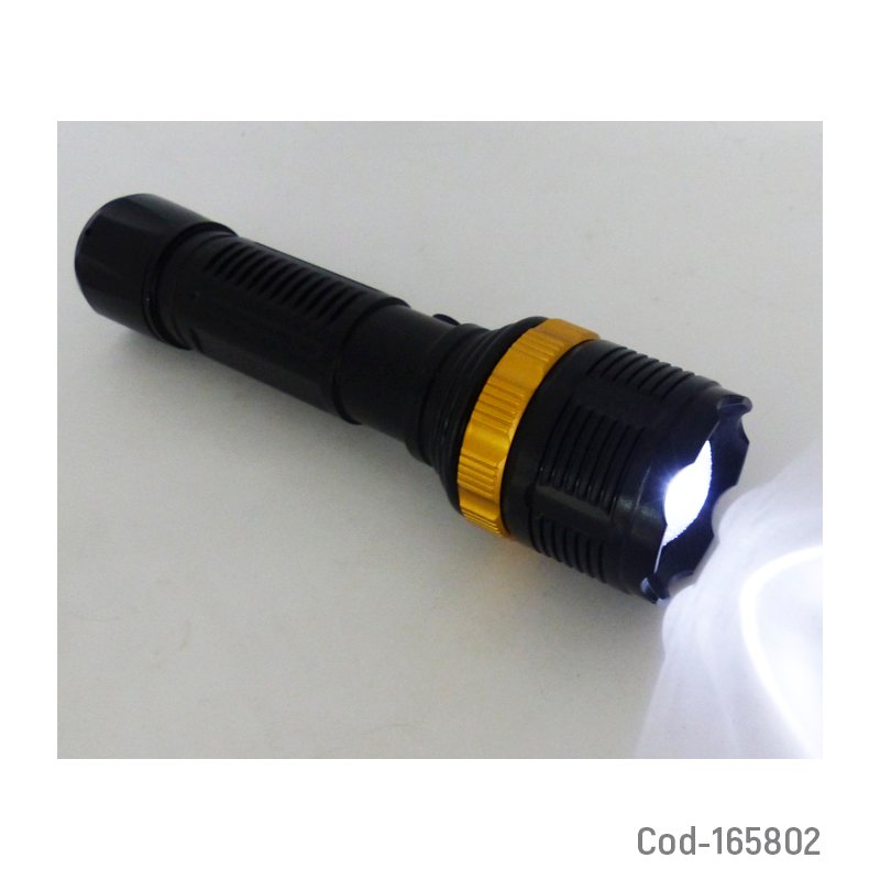 Linterna de 1 led con zoom modelo f182 puede usar pila tipo d o aa mayorista — imagen 4