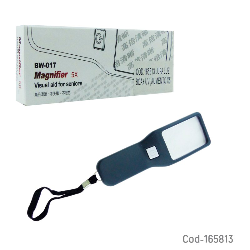Lupa mini 3 led modelo bw-017 aumento de 5 x mayorista — imagen 3