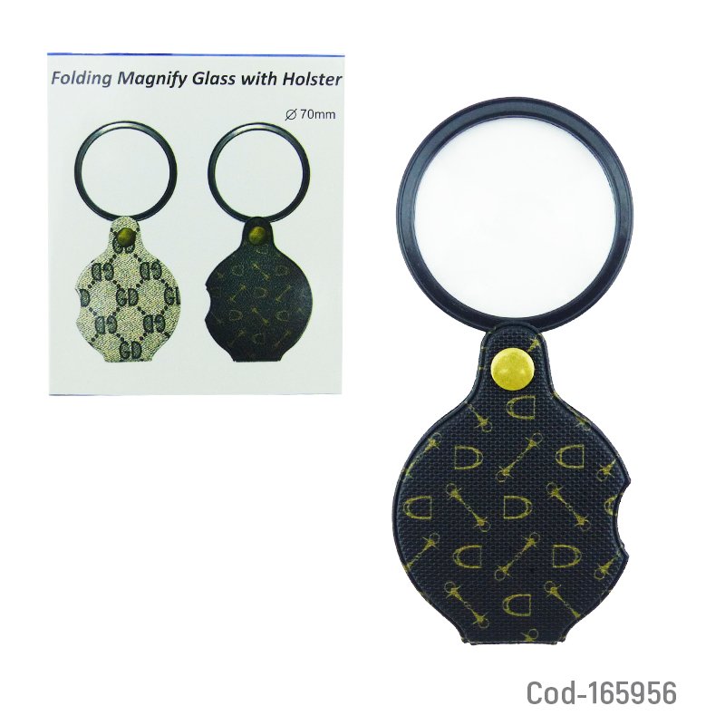 Lupa mini 70 mm de bolsillo modelo 1072 plegable en 2 diseños mayorista — imagen 3