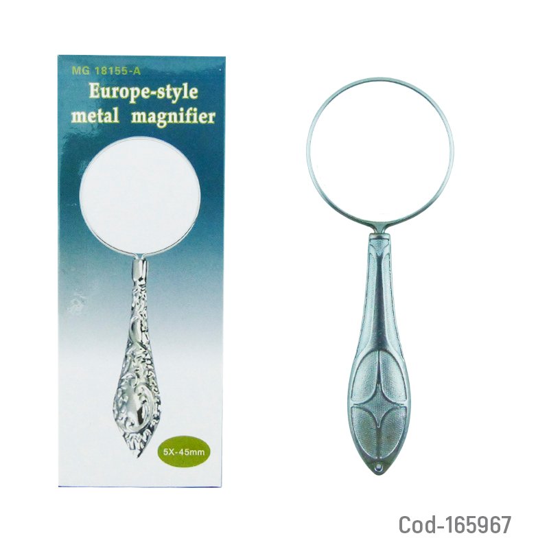 Lupa de 45 mm en metal modelo mg18155-a de 5 x de aumento mayorista — imagen 2