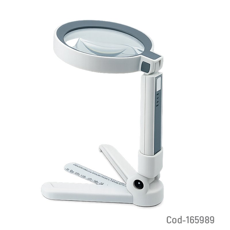 Lupa lampara de 24 led modelo dh100sc con soporte e indicador de carga, recargable mayorista — imagen 2