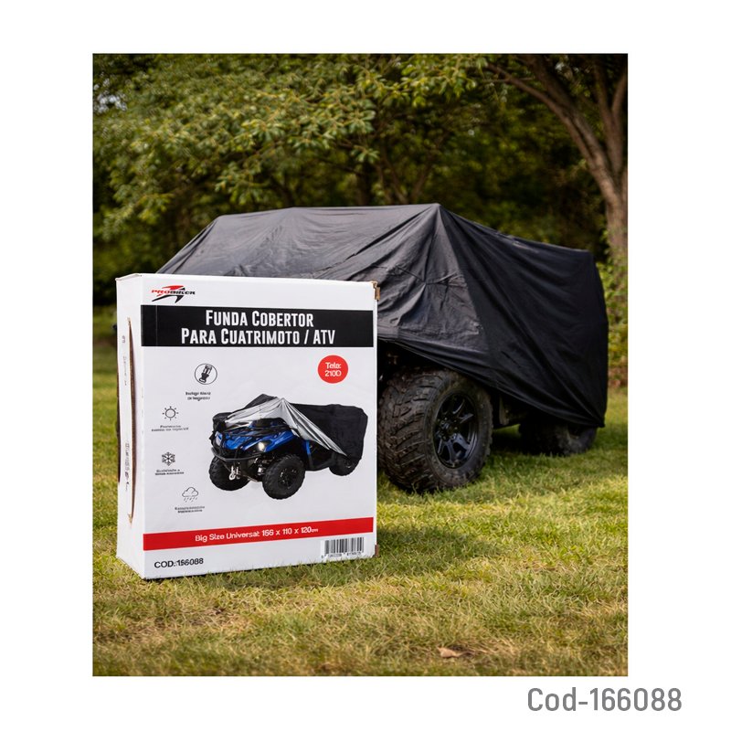 Funda cobertor para cuatrimoto o atv marca probiker impermiable mayorista — imagen 2