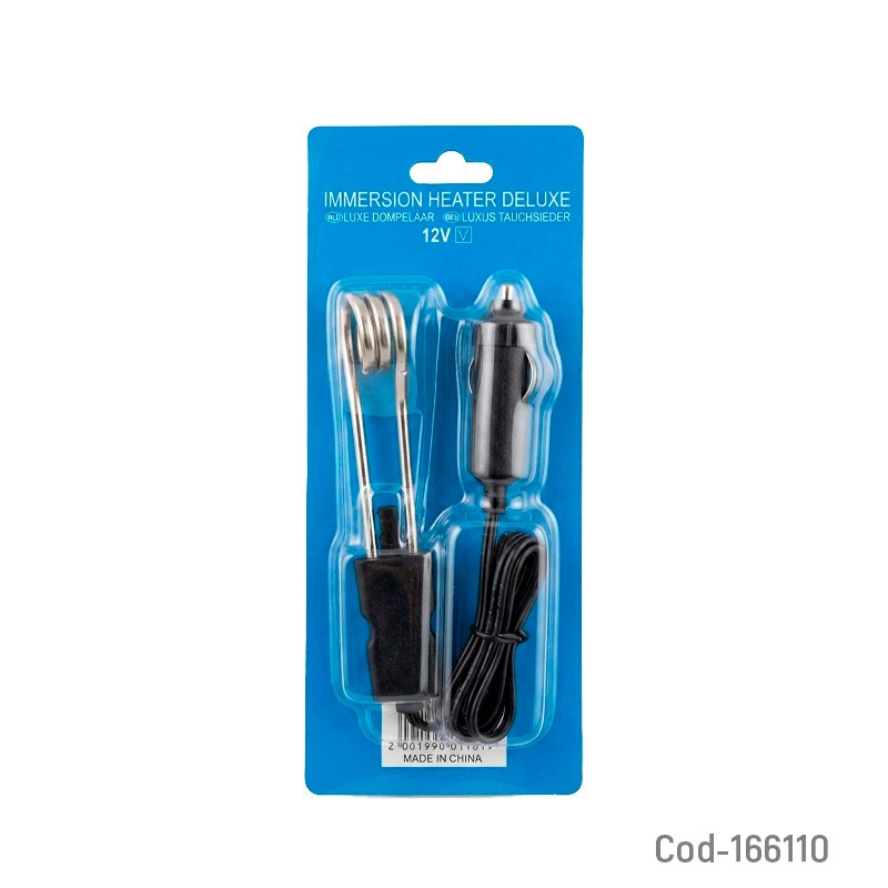 Calentador De Agua Por Inmersion Para Auto A 12 Volt. 13.5 cm x 2.5 cm x 2.6 cm por mayor en Chile