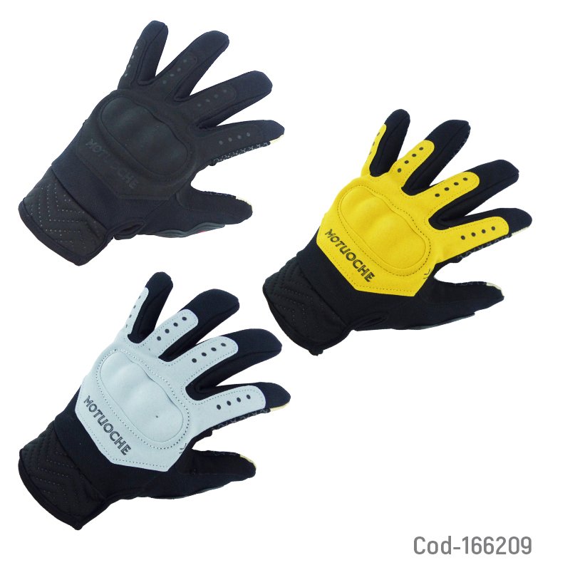 Guante para moto marca motuoche modelo v-96 touch con proteccion. variedad de colores mayorista — imagen 2