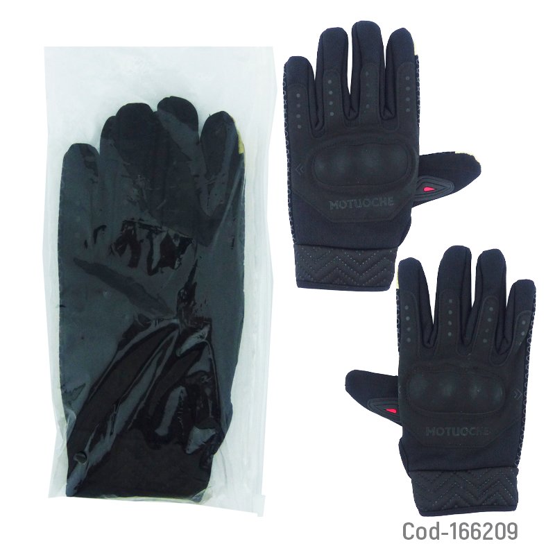 Guante para moto marca motuoche modelo v-96 touch con proteccion. variedad de colores mayorista — imagen 3