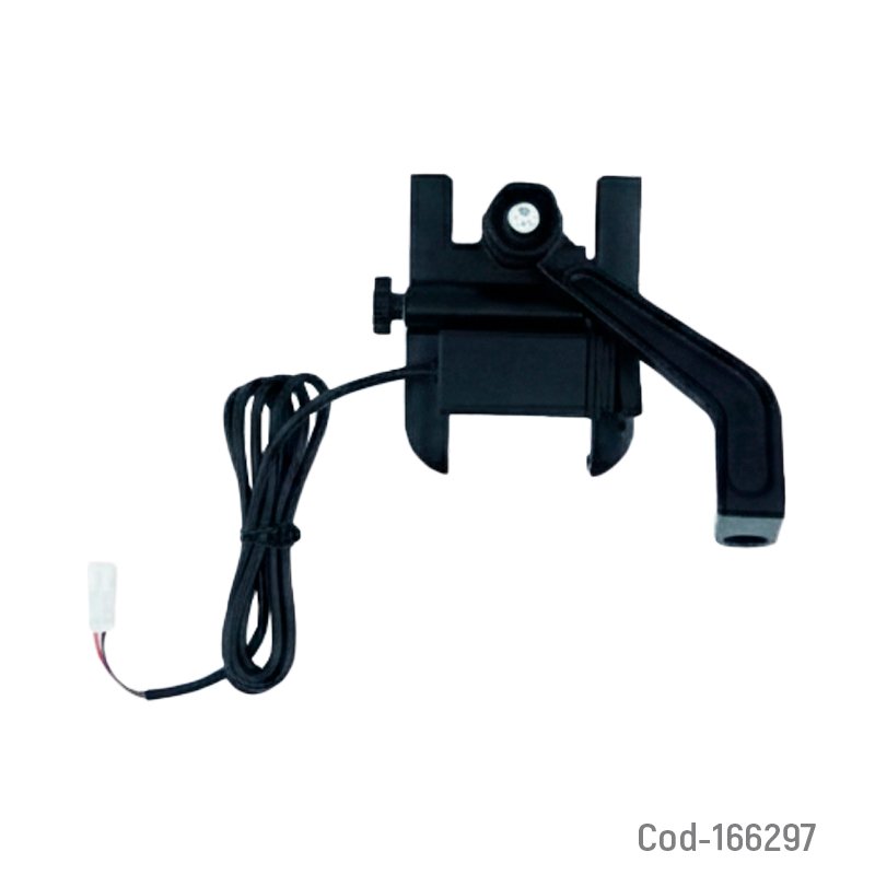 Porta smartphone para moto marca probiker modelo pro-b5c con usb de 3.1 amp, para brazo de espejo retrovisor. mayorista — imagen 2