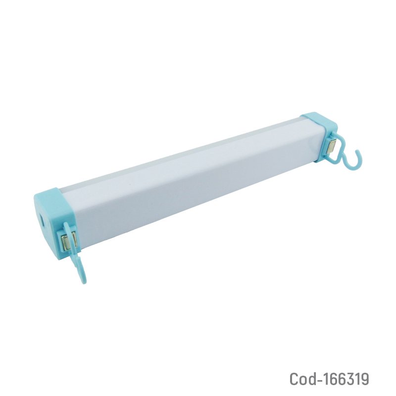 Lampara de 150 watt recargable, modelo t36-30. con iman, gancho, luz blanca y baliza mayorista — imagen 2
