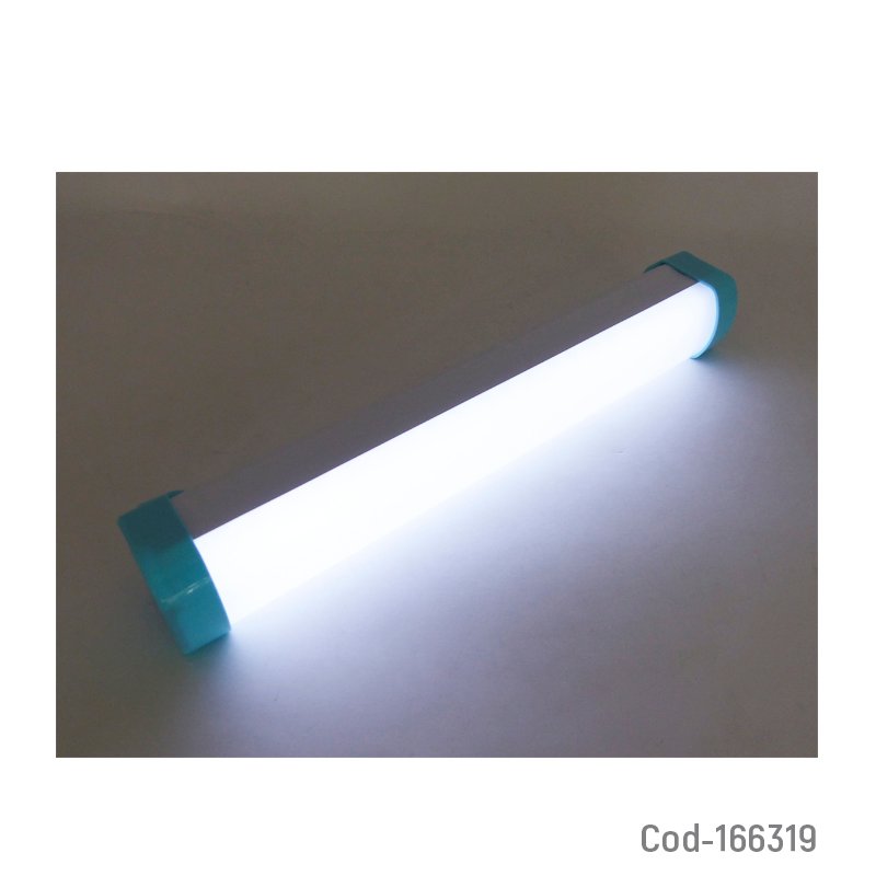 Lampara de 150 watt recargable, modelo t36-30. con iman, gancho, luz blanca y baliza mayorista — imagen 3