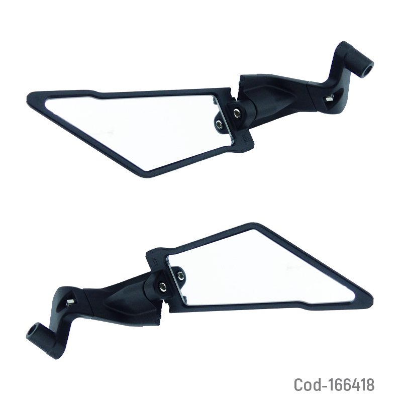 Espejo Para Moto Deportiva Universal Modelo 602 Tipo Aleron 28 cm x 8.8 cm x 7 cm por mayor en Chile