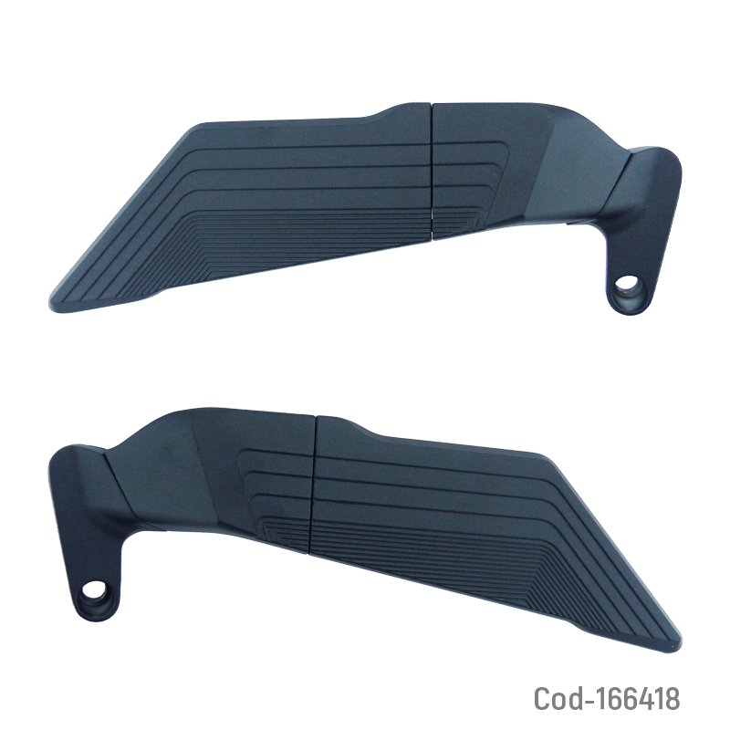 Espejo para moto deportiva universal modelo 602 tipo aleron mayorista — imagen 2