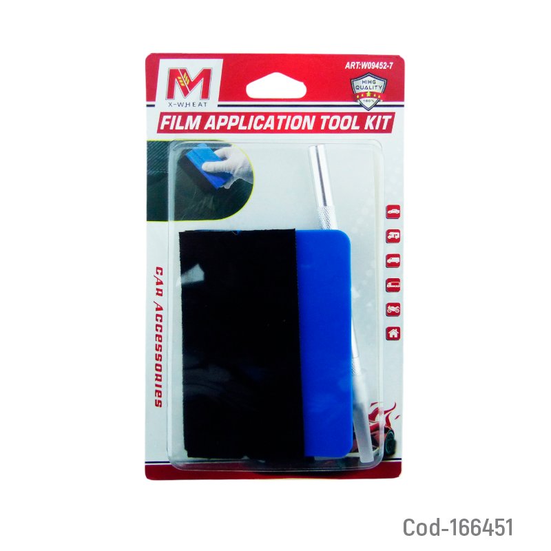 Kit De Instalacion Para Papel Tuning Y Polarizados Para Auto 10 cm x 6.8 cm por mayor en Chile
