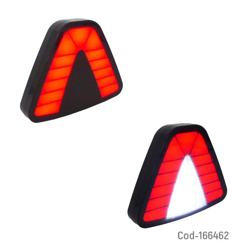 Tercera luz de freno led secuencial estrobo, luz blanca y roja. mayorista — imagen 2