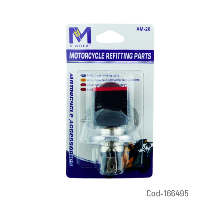 Ampolleta led para moto modelo h-4 de 30 watt, duo color y 12 a 80 volt. mayorista — imagen 3