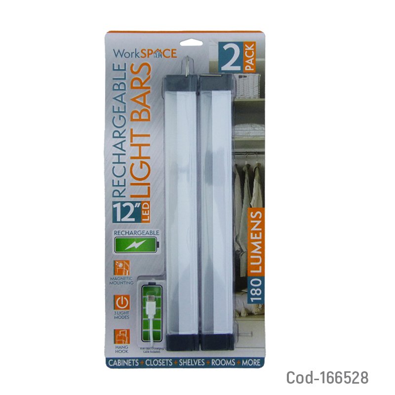 Lampara led usb recargable marca work space con iman mayorista — imagen 3