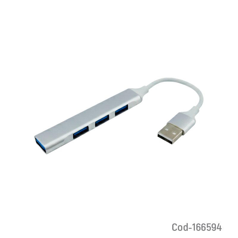 Hub 4 Puertos USB De 3.0 Marca DK 20.5 cm x 1.5 cm por mayor en Chile