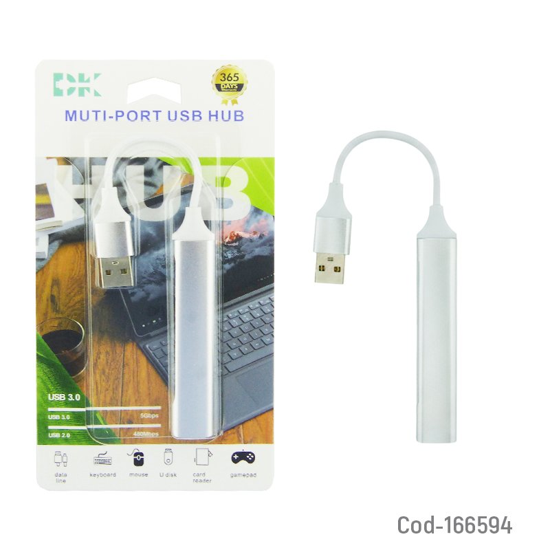 Hub 4 puertos usb de 3.0 marca dk mayorista — imagen 3