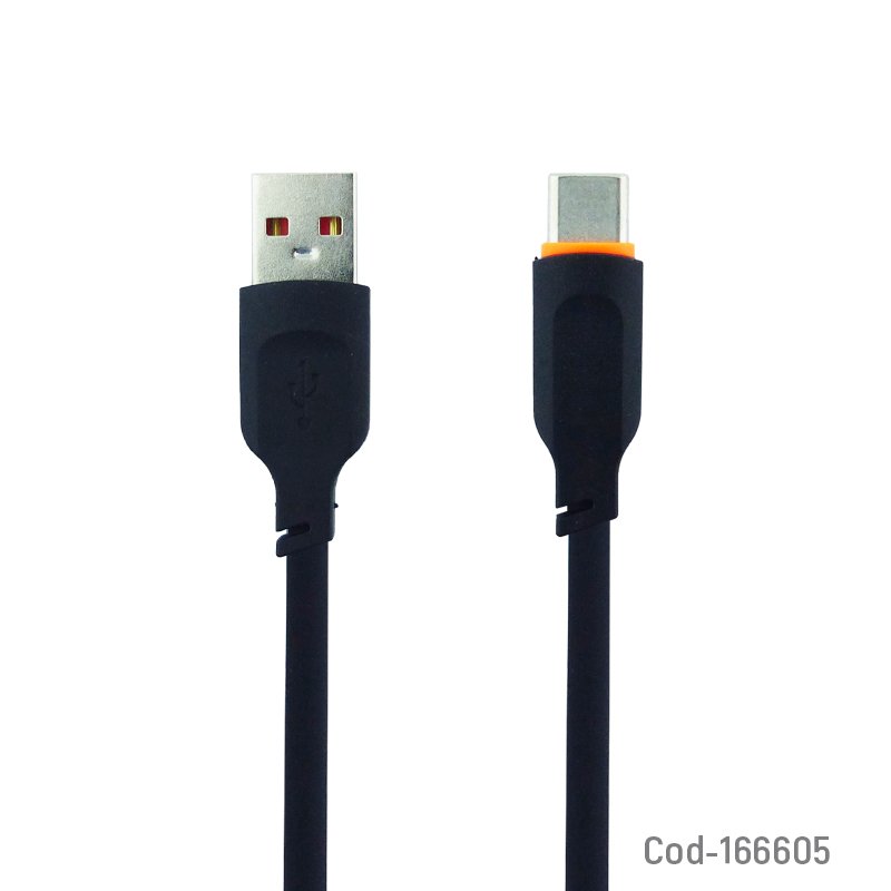 Cable USC A Type-C Modelo DK-69T De 3 Amp En Silicon Para Datos Y Carga por mayor en Chile