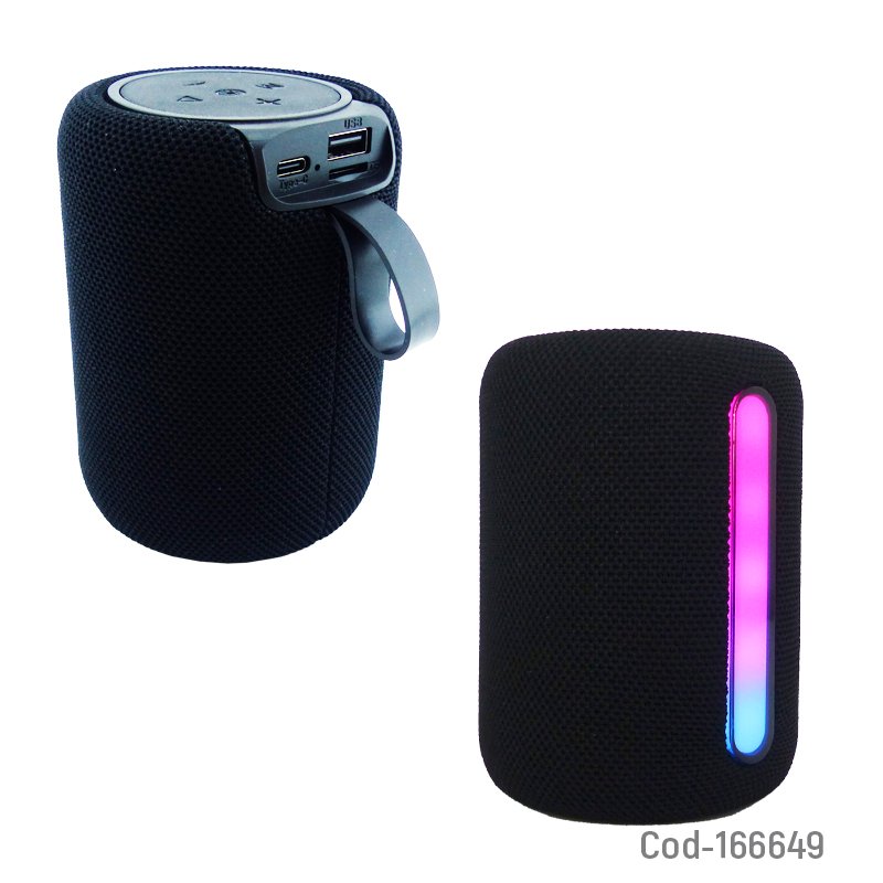 Parlante recargable bluetooth modelo bs08 conexion usb y radio fm. mayorista — imagen 2