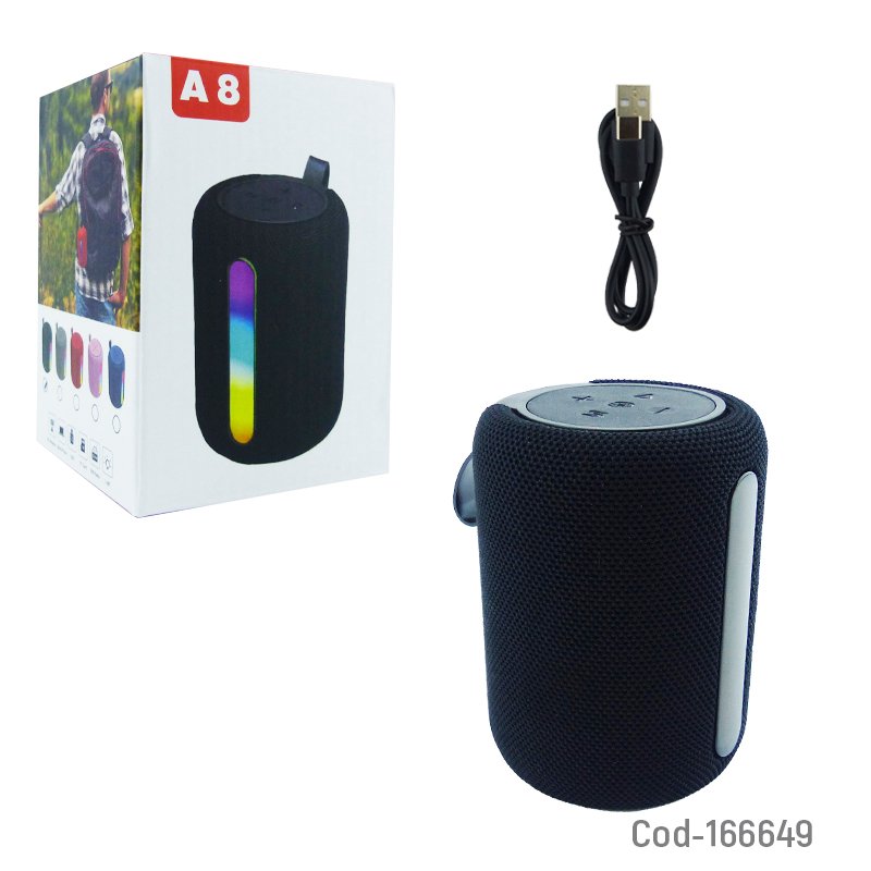 Parlante recargable bluetooth modelo bs08 conexion usb y radio fm. mayorista — imagen 4