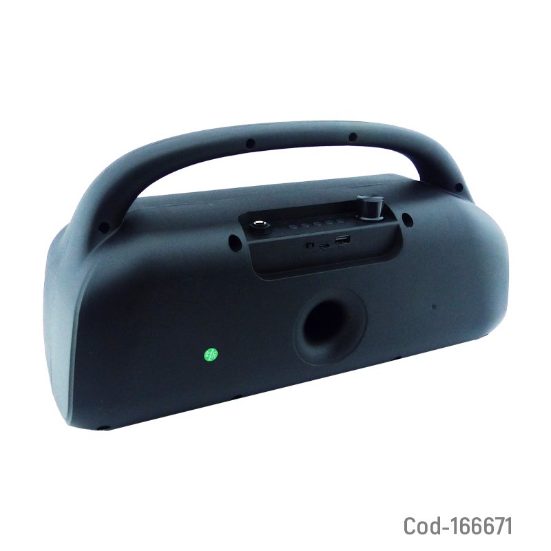 Parlante karaoke portable recargable modelo ms-3641bt con microfono recargable y luz rgb mayorista — imagen 2
