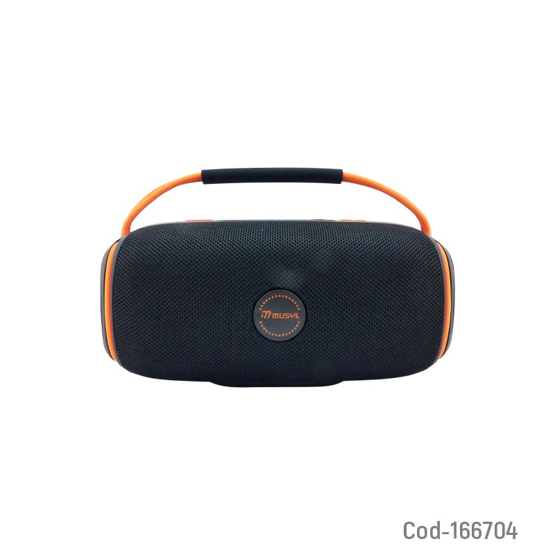 Parlante recargable bluetooth modelo em-5 marca musyl portable con rgb, usb, aux, tf y dc. mayorista — imagen 4