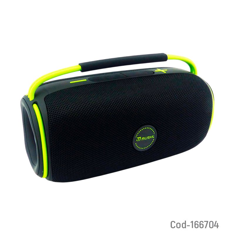 Parlante recargable bluetooth modelo em-5 marca musyl portable con rgb, usb, aux, tf y dc. mayorista — imagen 6
