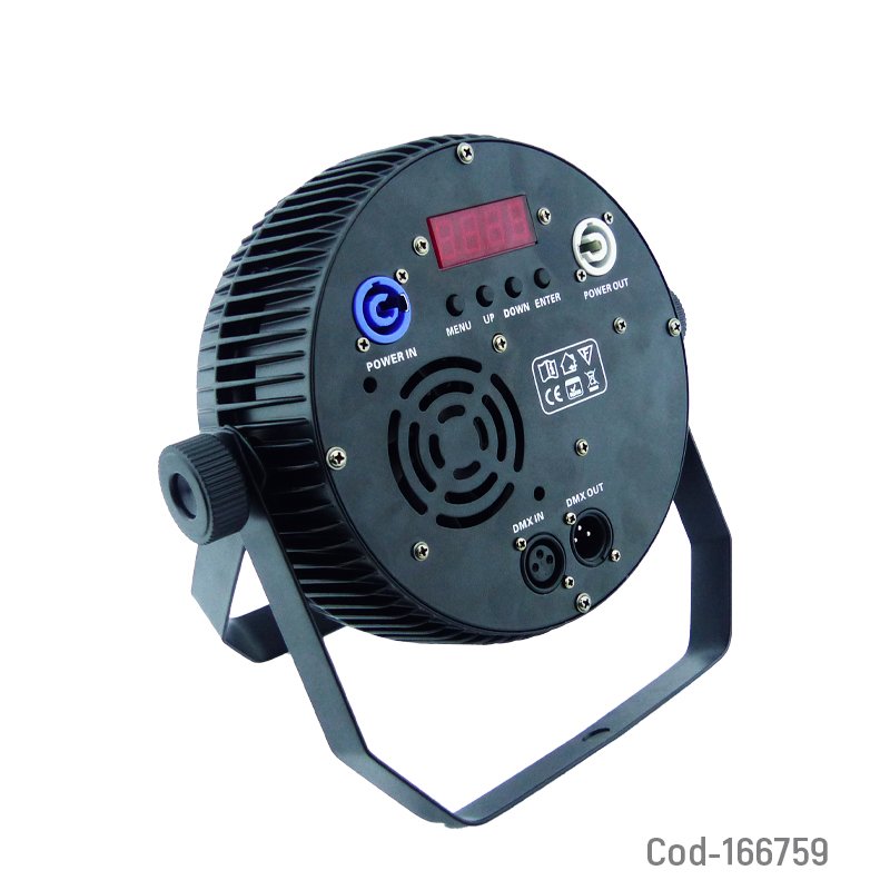 Luz disco led rgb grande con dmx, lcd y doble brazo. mayorista — imagen 2
