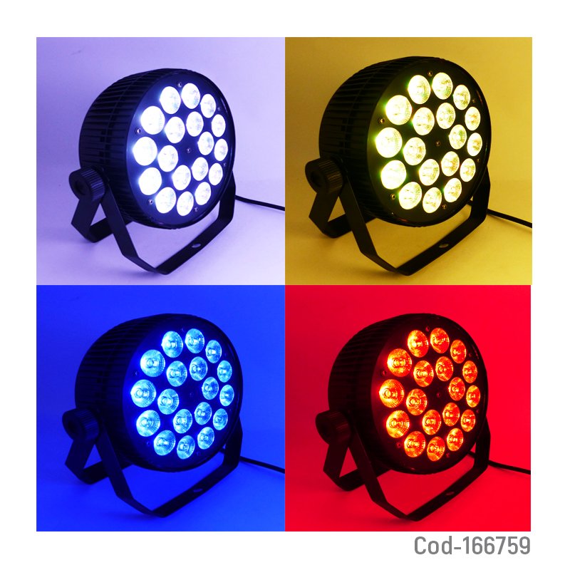 Luz disco led rgb grande con dmx, lcd y doble brazo. mayorista — imagen 3