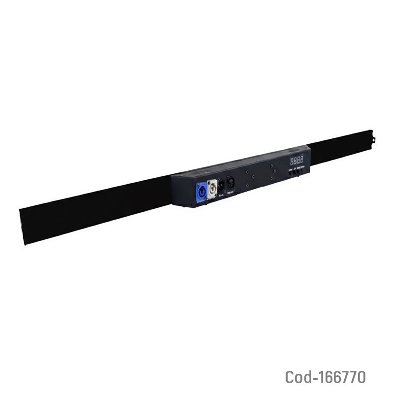 Barra de luz led rgb con 40 led en aluminio, longitud 1 mts mayorista — imagen 2