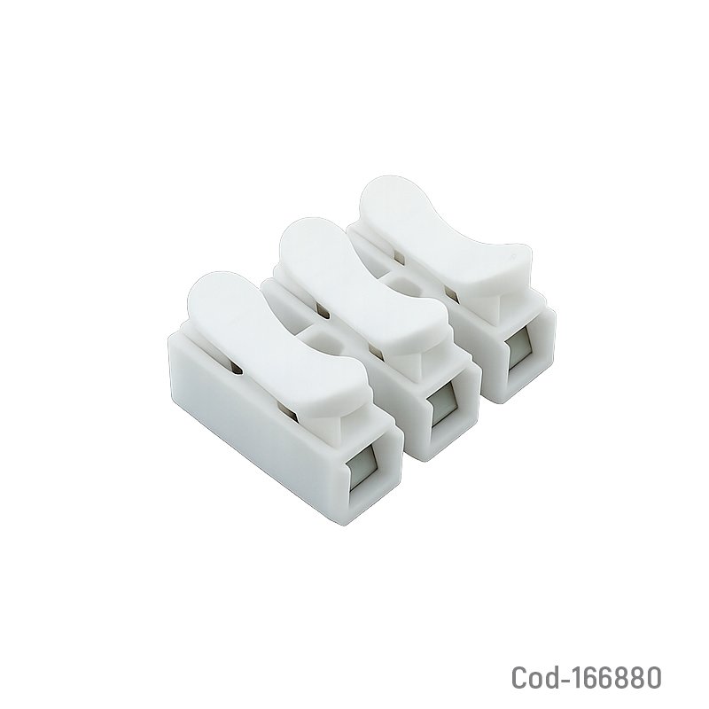 Regleta Empalme Rapido LED Triple. 2.8 cm x 1.2 cm por mayor en Chile