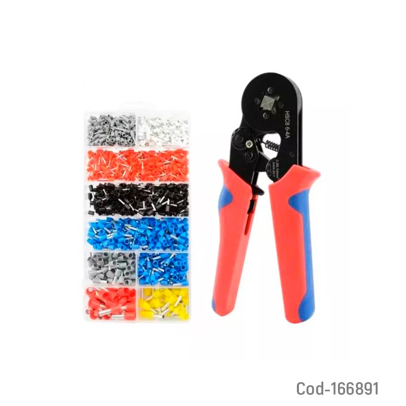 Crimpeadora prensa kit con 1200 terminales mayorista — imagen 2